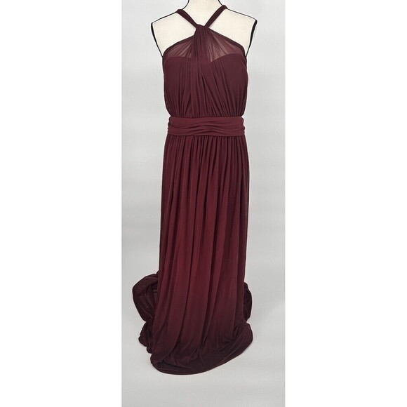 NWT Birdy‎ Grey Kiko Bridesmaid Dress | Cabernet Curvy Size 2x - Picture 1 of 10